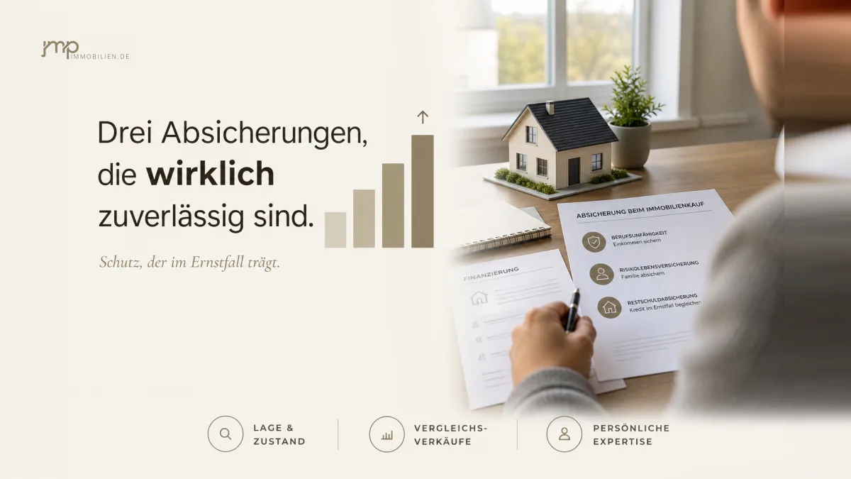 Berufsunfähigkeit, Risikoleben, Restschuld: Welche Absicherung beim Immobilienkauf wirklich greift