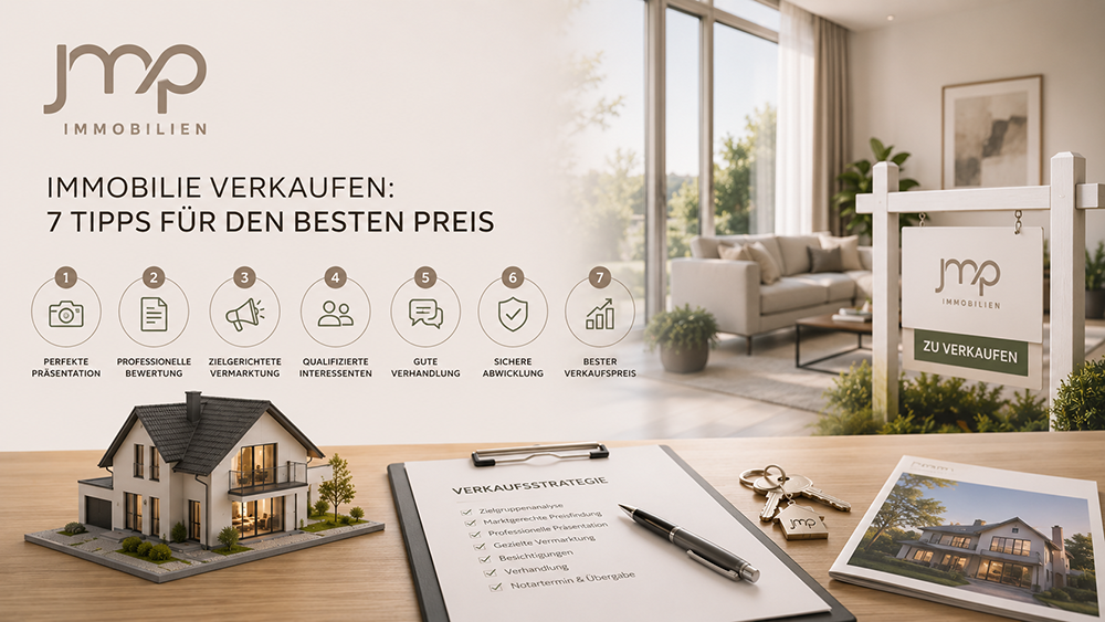 Immobilie verkaufen: 7 Tipps für den besten Preis