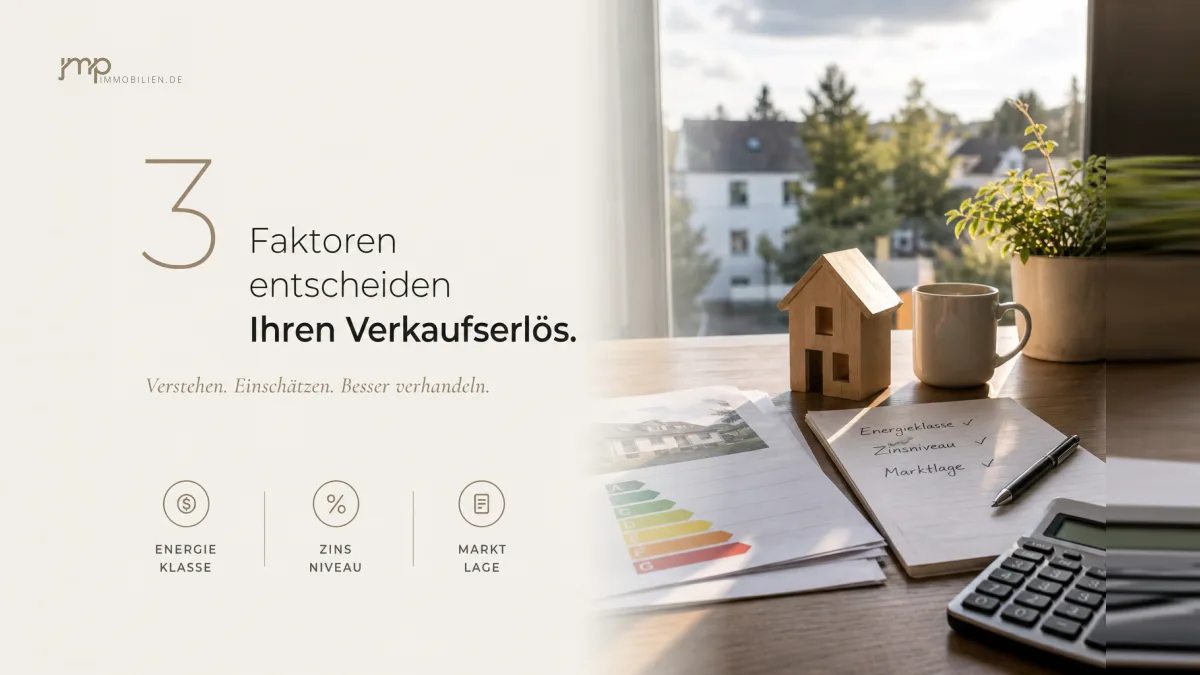 Energieklasse, Zins, Marktlage: Was drei Faktoren gemeinsam über Ihren Verkaufserlös entscheiden