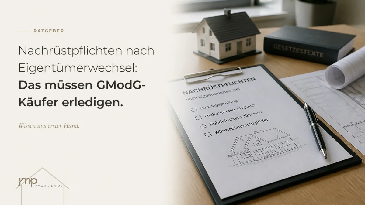 Nachrüstpflichten nach Eigentümerwechsel: Was GModG-Käufer in den ersten zwei Jahren konkret erledigen müssen