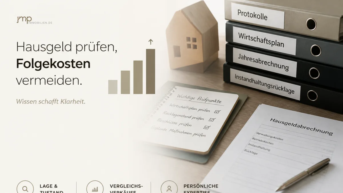 Hausgeld in der Eigentümergemeinschaft: Was Käufer vor dem Kauf konkret prüfen müssen