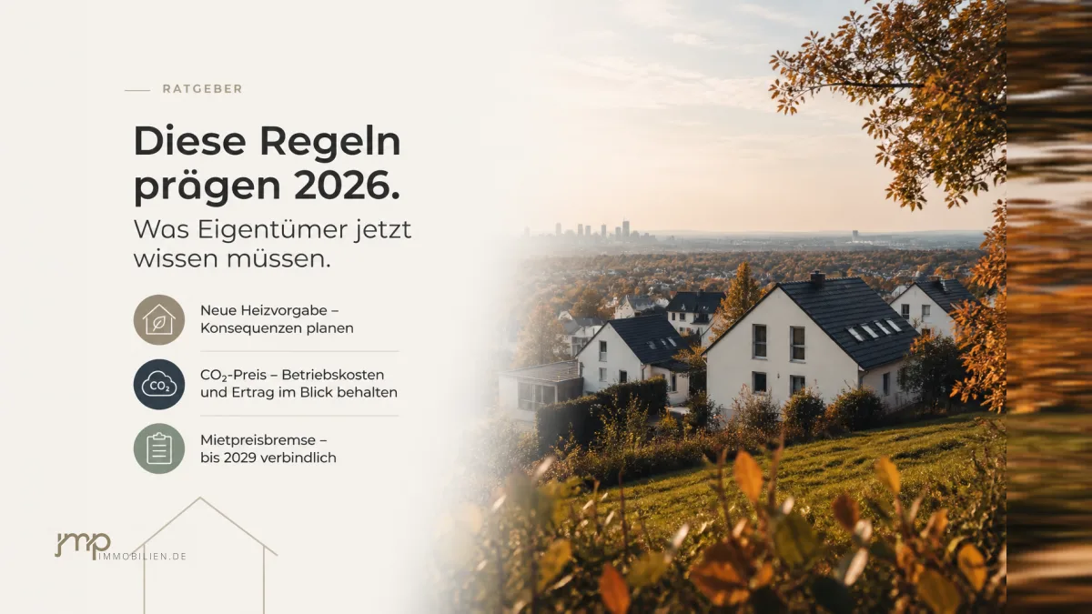 65-Prozent-Regel, CO₂-Preis, Mietpreisbremse: Was Eigentümer im Herbst 2026 konkret einplanen müssen