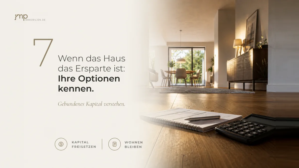 Wenn das Haus das Ersparte ist: Was Eigentümer über gebundenes Kapital und ihre Optionen wissen sollten