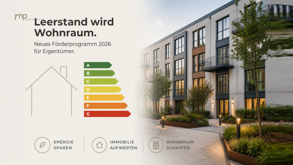Leerstand wird Wohnraum: Was das neue Bundesförderprogramm 2026 für Eigentümer bedeutet