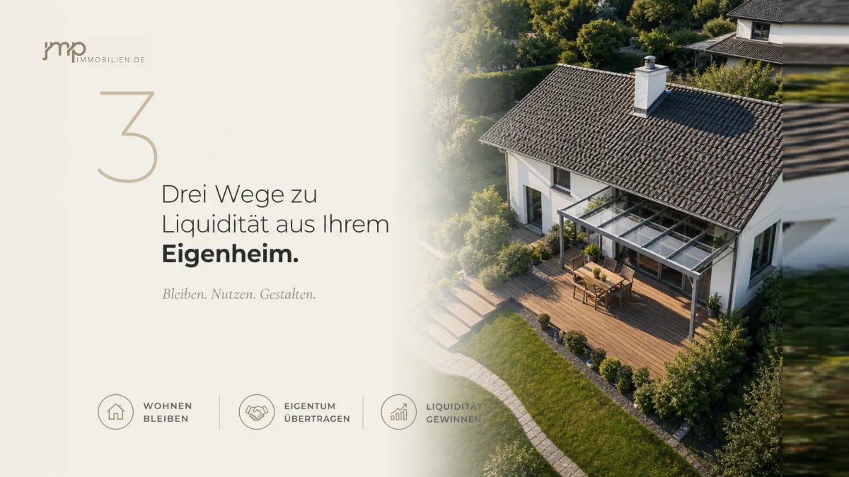 Nießbrauch, Wohnrecht, Schenkung: Drei Wege, wie Eigentümer Liquidität aus der Immobilie gewinnen – ohne zu verkaufen