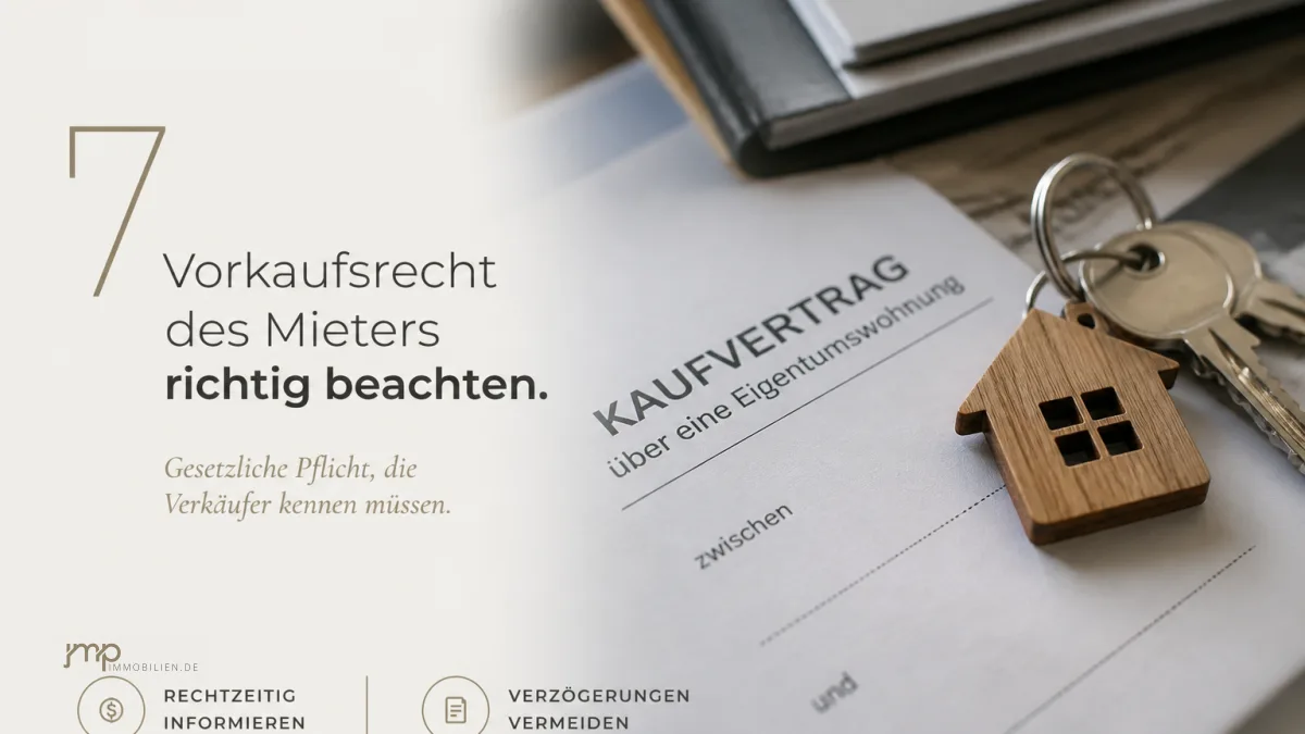 Vorkaufsrecht der Mieter beim Immobilienverkauf: Was Eigentümer konkret beachten müssen