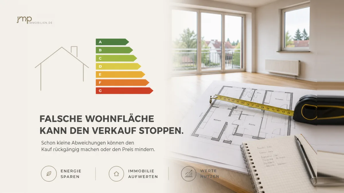 Wohnfläche falsch berechnet – was beim Verkauf wirklich auf dem Spiel steht