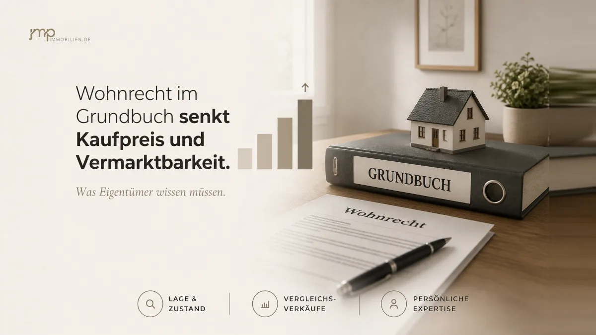 Wohnrecht im Grundbuch: Was es für den Verkaufspreis und die Vermarktbarkeit einer Immobilie konkret bedeutet